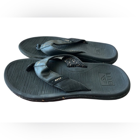 Reef Men’s Santa Ana Sandals in Bold Black in size 9 - Picture 6 of 8